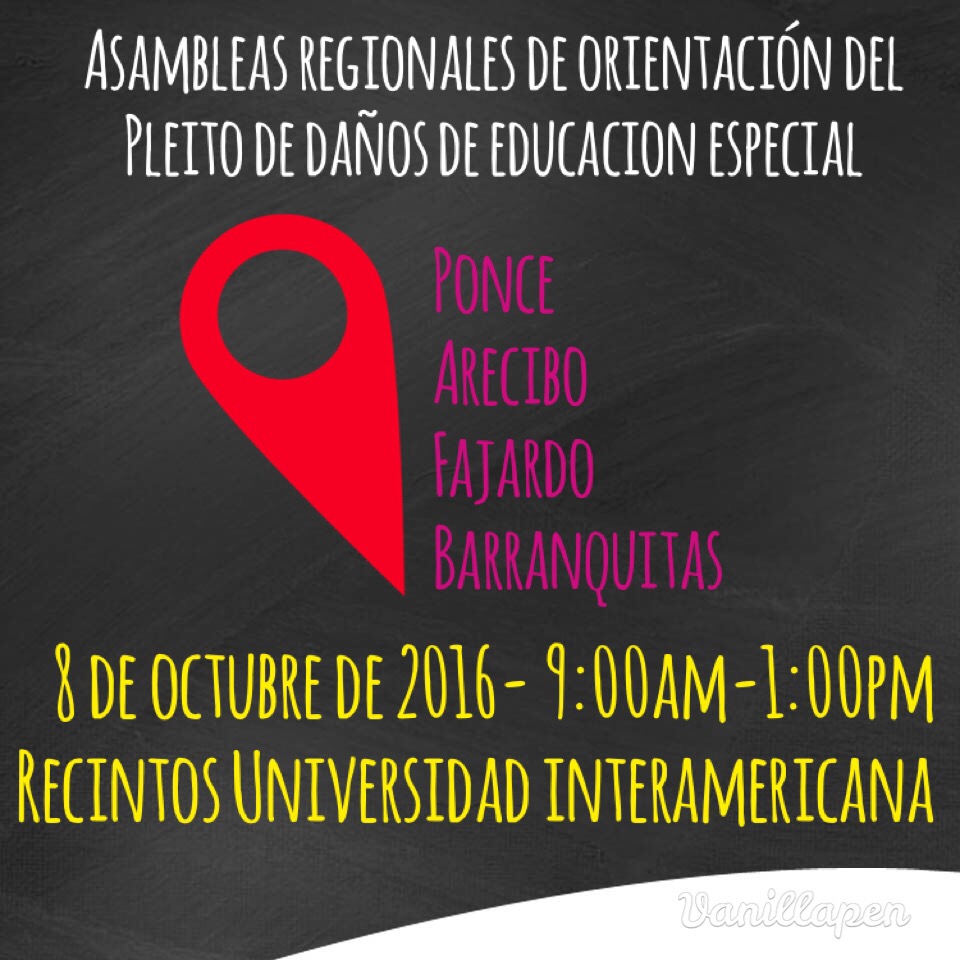 Asambleas de orientaci�n del 8 de octubre de 2016