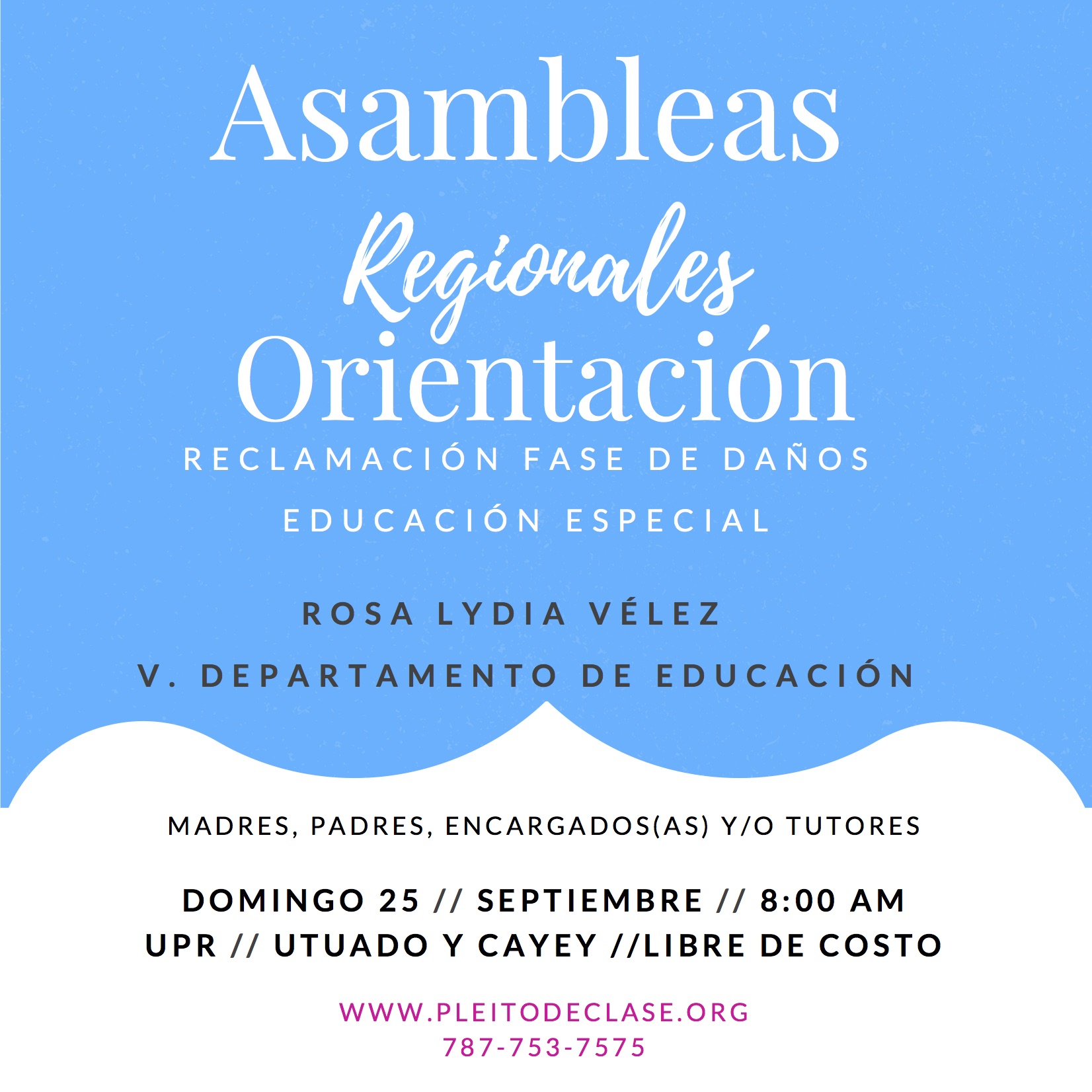 Asambleas Regionales Cayey y Utuado